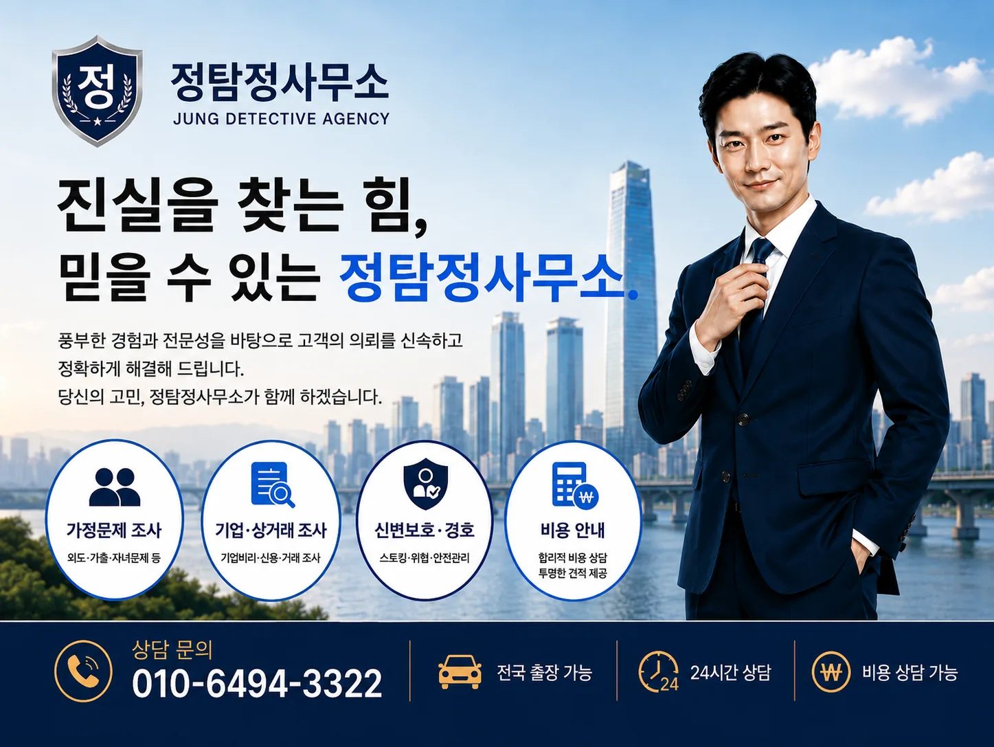 정탐정사무소 메인 히어로 이미지